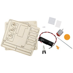 Electrical Carousel Assembly Model Children DIY Science Technology Production Homemade Toy, Electrical Carousel