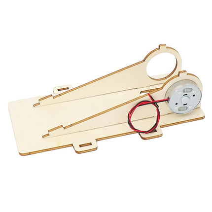 Solar Car DIY Wooden Assembly Children Educational Toy Science Technology Creator Work