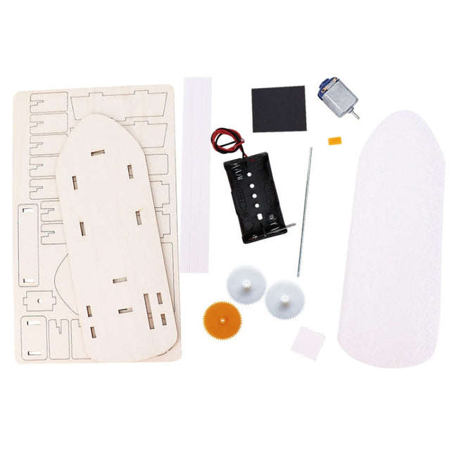 Children DIY Homemade Electrical Boat Model Science Classroom Experiment Material Kit