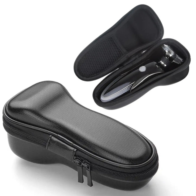 Electric Razor Storage Bag Waterproof and Anti-fall Protection Box for Most 2-head or 3-head Razors, Razor Storage Bag