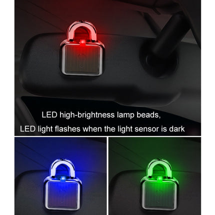 Car Solar Flashing Atmosphere Anti-Theft Warning Lock Light