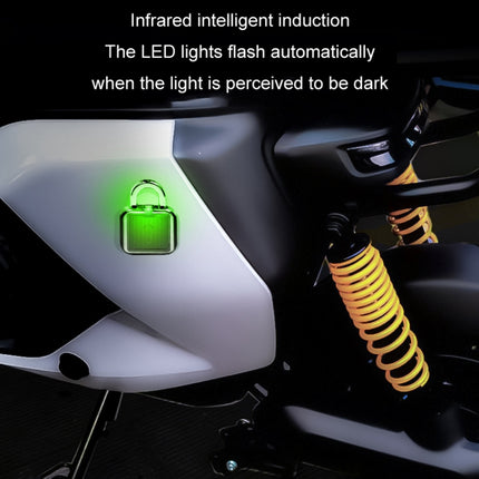 Car Solar Flashing Atmosphere Anti-Theft Warning Lock Light