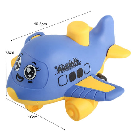 Children Toy Press Cartoon Inertia Car Baby Educational Toy Car Gift, Aircraft Purple, Aircraft Yellow, Aircraft Orange, Ship Purple, Ship Yellow, Ship Orange