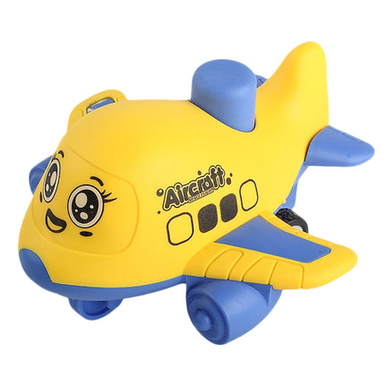 Children Toy Press Cartoon Inertia Car Baby Educational Toy Car Gift, Aircraft Purple, Aircraft Yellow, Aircraft Orange, Ship Purple, Ship Yellow, Ship Orange
