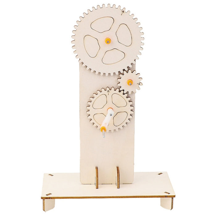 Gear Triple Action Physics Experiment Variable Speed Transmission Material Kit Kids Puzzle Toy, Gear Triple Action