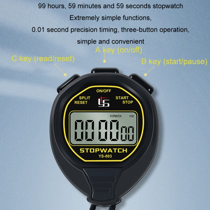 YS Competition Electronic Waterproof Stopwatch Timer, YS803