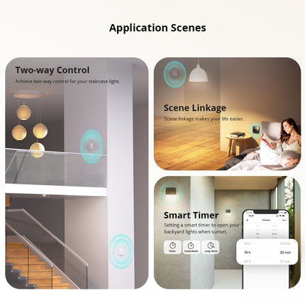 SONOFF ZBMINI L2 Single Fire Dual Control Intelligent On/Off Switch Module Cell Phone Remote Voice Control Switch