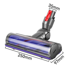 For Dyson V7 / V8 / V10 / V11 Vacuum Cleaner Soft Velvet Roller Direct Drive Brush Head, Motorhead