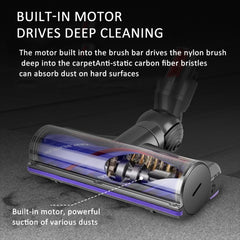 For Dyson V7 / V8 / V10 / V11 Vacuum Cleaner Soft Velvet Roller Direct Drive Brush Head, Motorhead