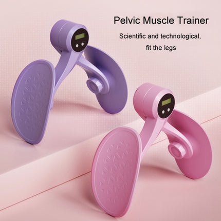 Yoga Clip Legs Pelvic Muscle Trainer Kegel Exercise Postpartum Repair Slim Legs Equipment, Pink, Counting Model Pink, Purple, Counting Model Purple