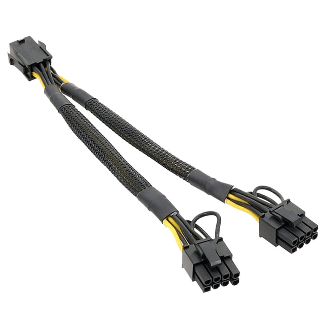 6Pin To Dual 8Pin Graphics Card Set Cable One To Two Power Supply Cable Adapter, 6Pin To Dual 8Pin