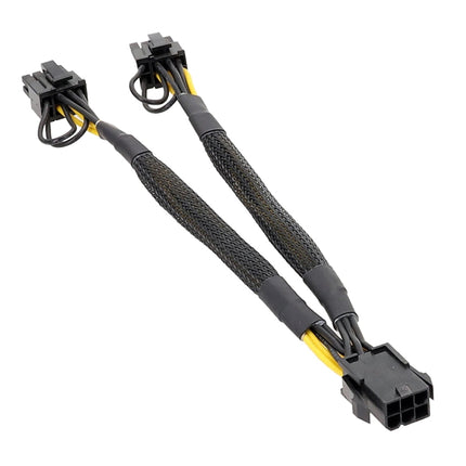 6Pin To Dual 8Pin Graphics Card Set Cable One To Two Power Supply Cable Adapter, 6Pin To Dual 8Pin