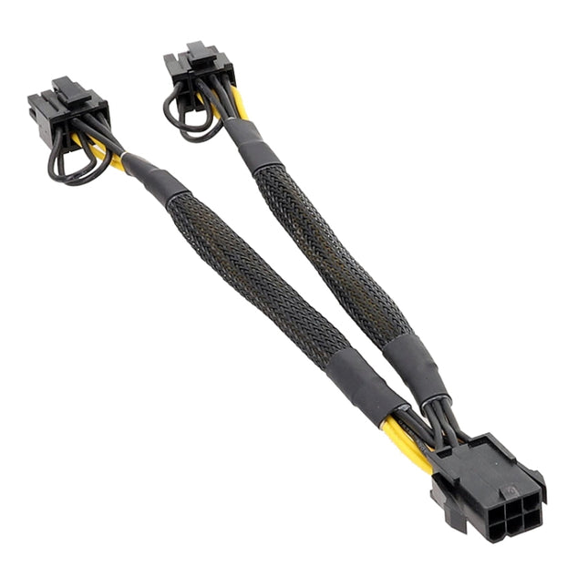 6Pin To Dual 8Pin Graphics Card Set Cable One To Two Power Supply Cable Adapter, 6Pin To Dual 8Pin