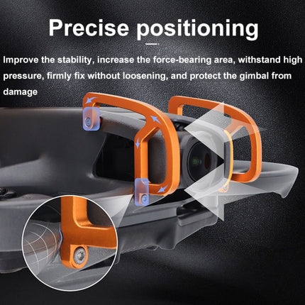 Für DJI Avata 2 CQT Aluminium Legierung Drone Gimbal Objektiv Anti-kollision Stoßstange