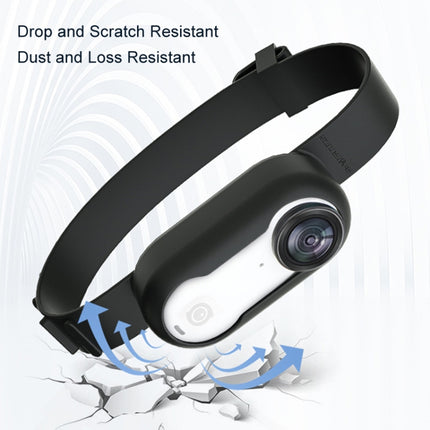 For Insta360 GO 3 / 3S Sunnylife IST-Q9335 Camera Silicone Case Wristband Bicycle Strap Expanding Accessories