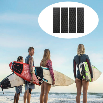 4pcs /Set EVA Shortboard Surfboard Diamond Anti-skid Pad, Pink, Blue, Black, Yellow, Green