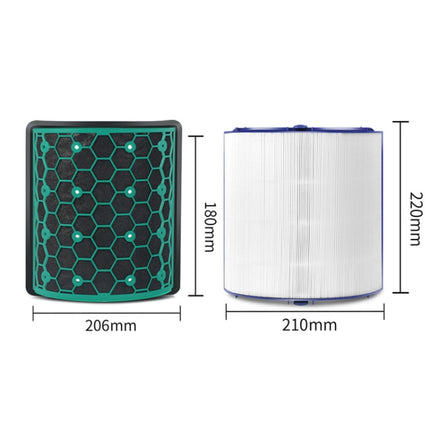 Hepa Filter Set For Dyson Air Purifier TP04 / TP05 / TP07, HP04 / HP05 / HP07,  DP04 / DP05 / DP07, 4pcs /Set HEPA Activated Carbon Filter
