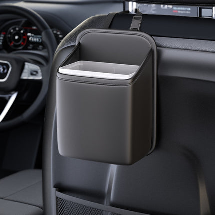 Car Seat Storage Bag With Waterproof Bucket Car Storage Multifunctional Trash Can