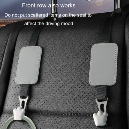 Car Seat Hook Multi-function Leather Seatback Hanger Car Interior Supplies