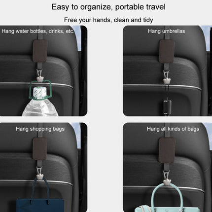 Car Seat Hook Multi-function Leather Seatback Hanger Car Interior Supplies