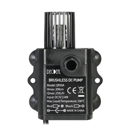USB Power Supply Brushless Cold Water Circulating Fountain Water Pump, QR50A