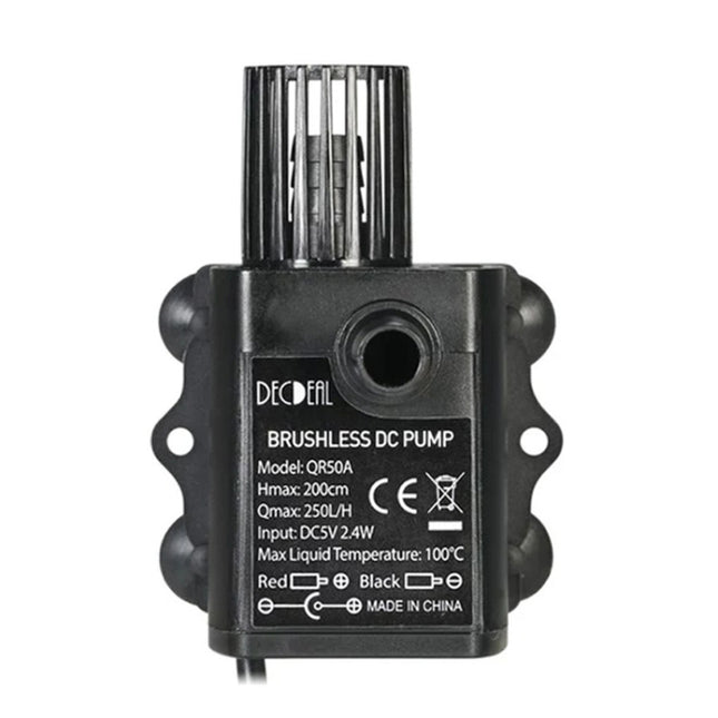 USB Power Supply Brushless Cold Water Circulating Fountain Water Pump, QR50A