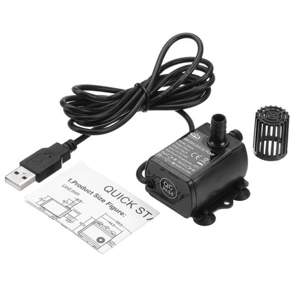 USB Power Supply Brushless Cold Water Circulating Fountain Water Pump, QR50A