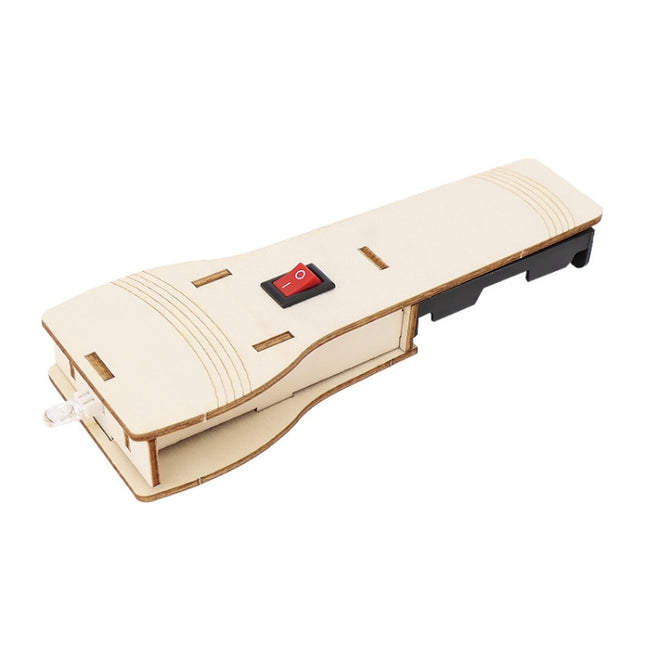DIY Homemade Flashlight Wooden Handmade Toys Material Kit Creator Classroom Experimental Equipment, DIY Homemade Flashlight