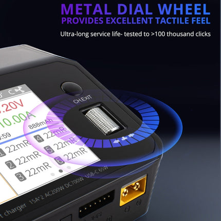 ToolkitRC M6DAC Dual Way Aeromodelling Drone Li-Po Battery Balance Charger, M6DAC