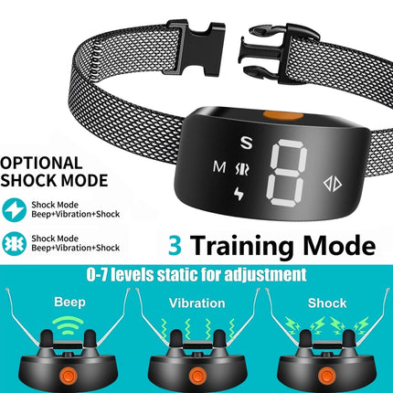 Intelligent Stop Bark Dog Trainer Anti-Barking Pet Supplies, 7 Training Modes