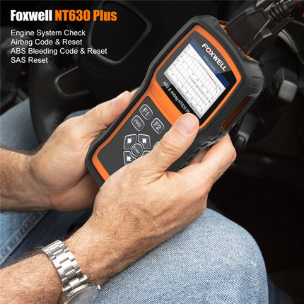 FOXWELL NT630 Plus OBD2 Scanner SRS ABS Code Reader SAS OIL EPB Reset Diagnostic, FOXWELL NT630 Plus