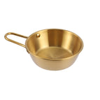 17cm With Handle Gold