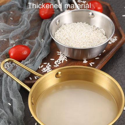 304 Stainless Steel Seasoning Bowl Restaurant Rice Wine Snack Serving Bottle, 10.5cm With Handle Silver, 12cm With Handle Silver, 13cm With Handle SIlver, 14cm With Handle Silver, 17cm With Handle Silver, 10.5cm With Handle Gold, 12cm With Handle Gold ...