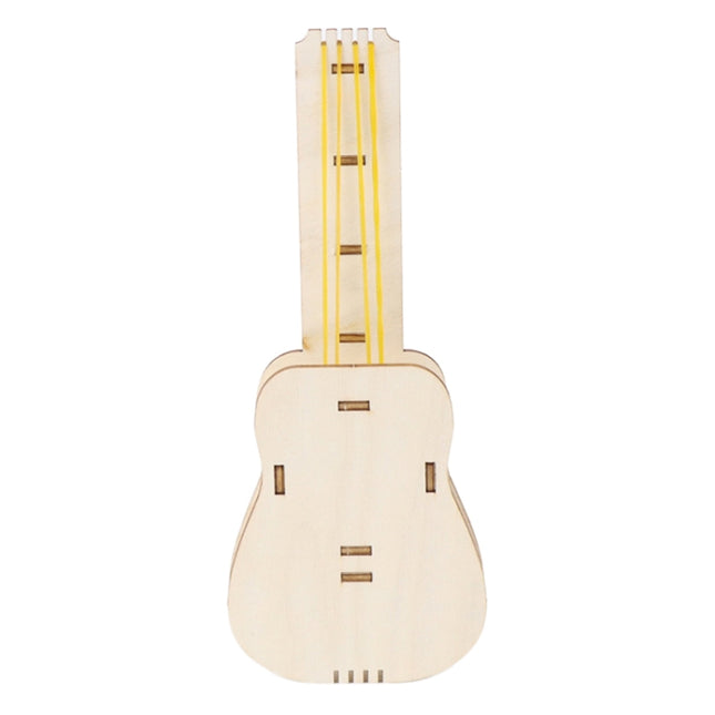 Rubber Band Guitar Sound Awareness Material Kit Kids DIY Toys Research Equipment, Rubber Band Guitar