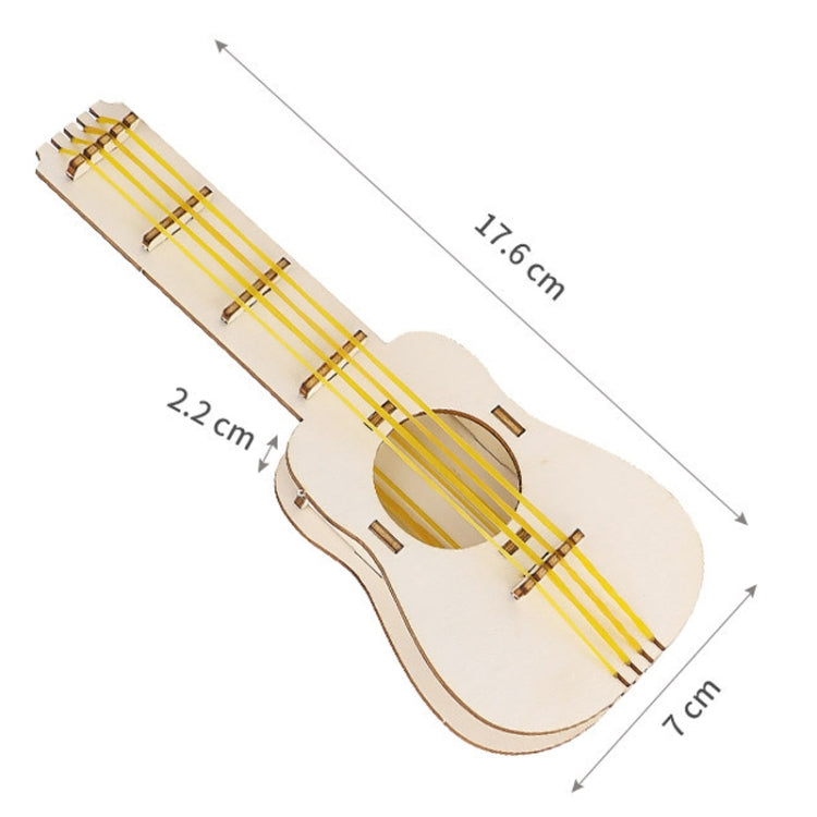 Rubber Band Guitar Sound Awareness Material Kit Kids DIY Toys Research Equipment, Rubber Band Guitar