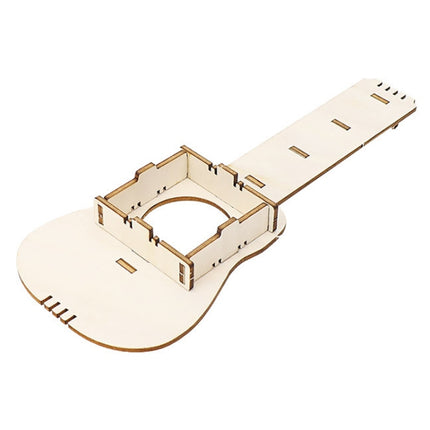 Rubber Band Guitar Sound Awareness Material Kit Kids DIY Toys Research Equipment, Rubber Band Guitar