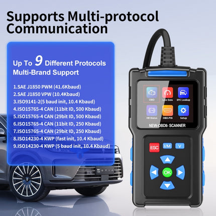 Automobile Fault Diagnostic Instrument OBD2 Engine Tester ELM327, T200