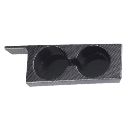 For BMW 5 Series E39/528i/530i/M5 Left-hand Drive Car Central Control Cup Holder, Black, Carbon Grain, Rosewood Color, Black With groove, Carbon Grain With Groove, Rosewood Color With Groove