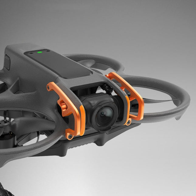 Für DJI Avata 2 RCSTQ, Kollisionsschutzbügel für das Objektiv einer Flugmaschine aus Aluminiumlegierung, Schutzbügel (rot), Schutzbügel (orange)