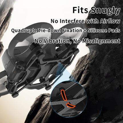 Für DJI Avata 2 RCSTQ Chassis Armor Carbon Fiber Leichte Schutz Crash Bumper