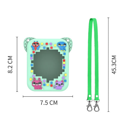 For Bitzee Electronic Pet Machine Silicone Protective Case, Blue, Light Purple, Pink, Mint Green