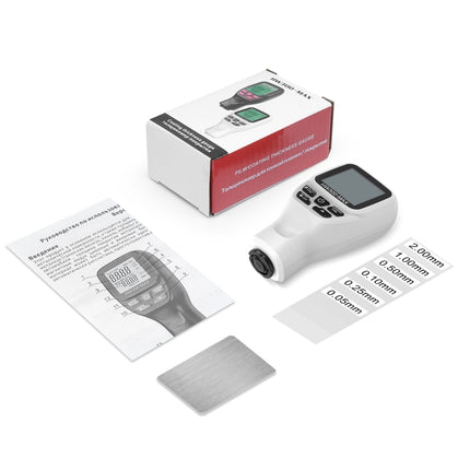 HW300-MAX Coating Thickness Gauge Anti-skid Paint Film Tester, White, Black