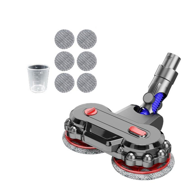 Vacuum Cleaner Electric Mop Head with Detachable Water Tank and 6 Mop Pads, For Dyson V7 / V8 / V10 / V11 / V15 / G5, For Dyson V6 / DC62, For Dyson V10 Slim / V12