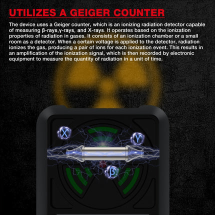 HABOTEST Nuclear Radiation Pollution Radioactive Marble Detector