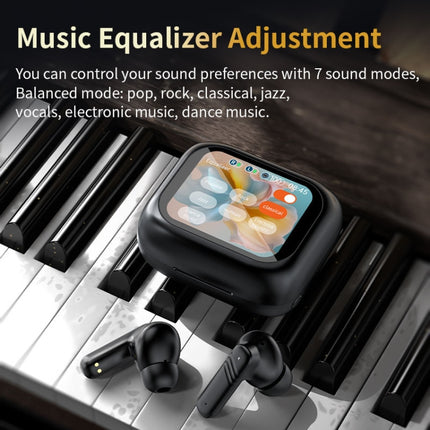 LX-10 Full-Color Touch Screen ANC+ENC Dual Noise Reduction In-Ear Wireless Bluetooth Earphone