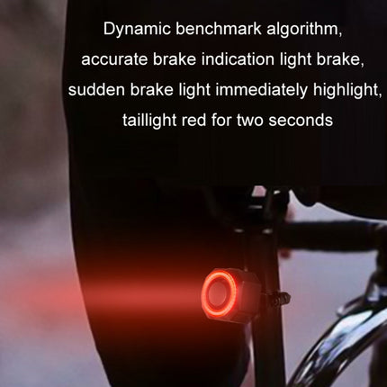 Bicycle Smart Taillight Anti-theft Alarm Brake Warning Light, WL03C Remote Control, WL03C Set + Silicone Remote Control, WL09C Remote Control
