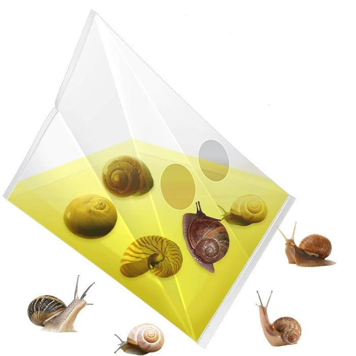 20pcs /Pack Snail Slug Trap Bag Garden Vegetable Plot Trap Transparent Plastic Bag