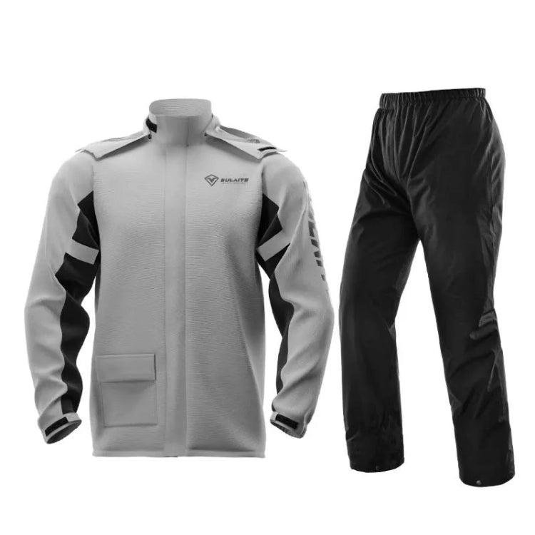 SULAITE Outdoor Motorcycle Riding Full Body Split Raincoat Suit