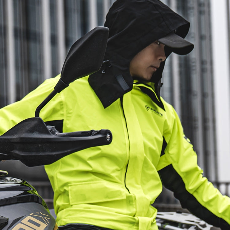 SULAITE Outdoor Motorcycle Riding Full Body Split Raincoat Suit