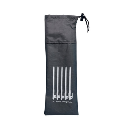 Ground Spike Storage Bag Outdoor Camping Accessories Portable Handheld Storage Bag, S 20cm, M 30cm, L 40cm